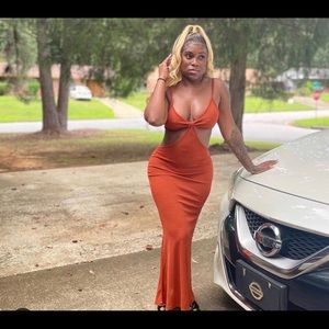 Burnt Orange Sun Dress